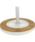 unilux Kleiderständer BORA BAMBOO weiß Metall 6 Haken 38,0 x 178,0 cm