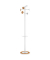 unilux Kleiderständer BORA BAMBOO weiß Metall 6 Haken 38,0 x 178,0 cm