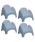 Sessel DUMBO blau blau Kunststoff