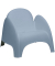 Sessel DUMBO blau blau Kunststoff