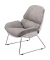 PAPERFLOW Sessel LAZY grau silber Stoff