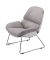 PAPERFLOW Sessel LAZY grau silber Stoff