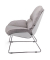 PAPERFLOW Sessel LAZY grau silber Stoff