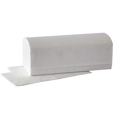 Falthandt&uuml;cher Comfort 4042102, 25x23cm, 2-lagig, V-Falz, hochwei&szlig;, Tissue