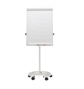 Flipchart MAULoffice, 6375002, 70x100cm, wei&szlig;, mit Rollen