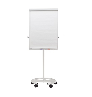 Flipchart MAULoffice, 6375002, 70x100cm (BxH), wei&szlig;, mit Rollen