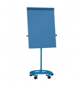 Flipchart MAULoffice, 6375034, 64x77cm, hellblau, mit Rollen
