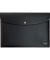 Dokumententasche Recycle 46780095, A4 quer, schwarz, Polypropylen, 80 % recycelt, Druckknopfverschluss