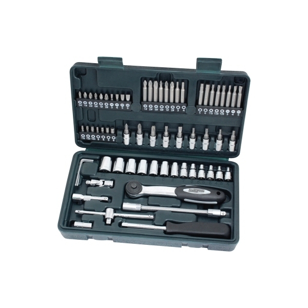 4003315711599 -  Ratschenksten Steckschlüsselsatz M29165 65 teilig 1 4 Zoll klein 4003315711599 Brüder Mannesmann Werkzeuge GmbH