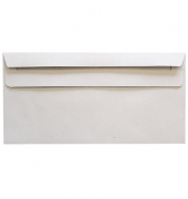 Briefumschlag oeco 2974, Din Lang, ohne Fenster, selbstklebend, 75g, grau