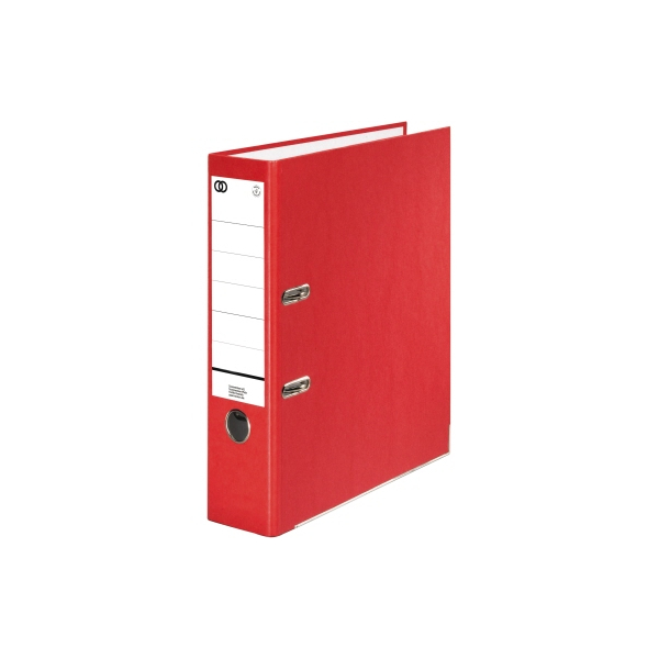 4003630026651 - Ordner oeco 3431 A4 80mm breit Karton vollfarbig schwarz rot 4003630026651 Soennecken