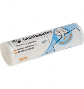 Müllsack 445012203, transparent, 60 Liter, extrastark
