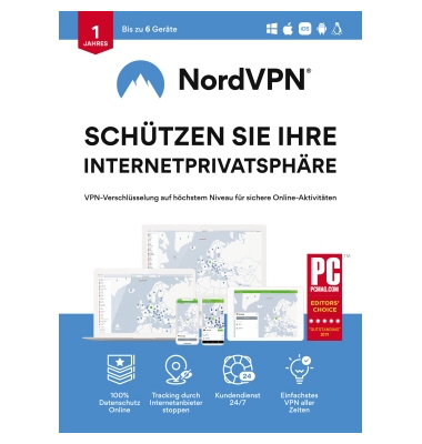 NordVPN Software Lizenz 1 Jahr NV1C1YESDEU