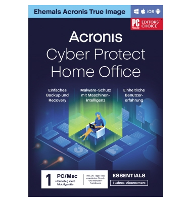 Acronis Cyber Protect Home Office HOEASHLOS Essential1 Jahr 1Comp