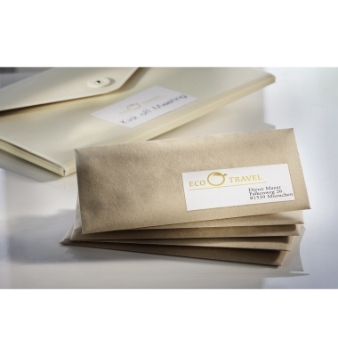 Etiketten Recycling LR3657, naturweiß 48,5x25,4mm, 