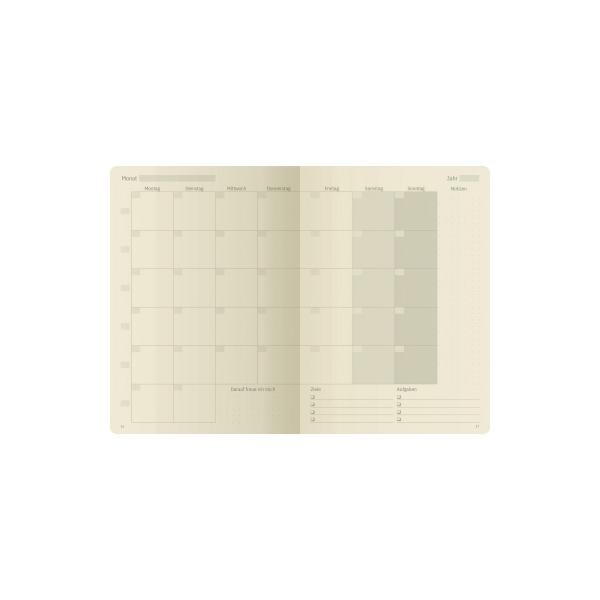 4004360798108 - Buchkalender CO705 Conceptum grau 1 Tag   1 Seite 148x213cm (A5) Jahresunabhängig 4004360798108 Sigel