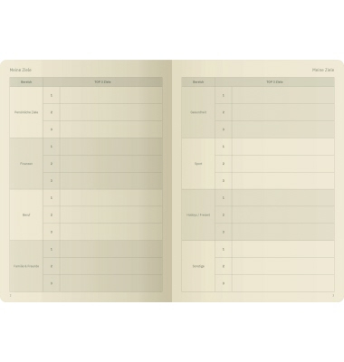 Buchkalender CO700, Conceptum, grau, 1 Woche / 2 Seiten, 14,8x21,3cm (ca. A5), undatiet