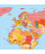 SIGEL Schreibtischunterlage Weltkarte ohne Kalendarium blau 30 Blatt