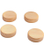 Haftmagnet BA210, Rund, 33mm &Oslash;, beige/Pinie, 20 Blatt
