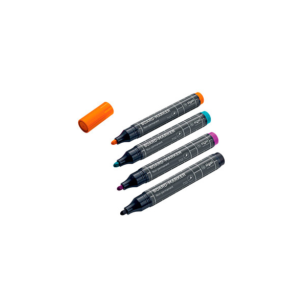 4004360802584 - Boardmarker BA011 Etui 4-farbig sortiert 2-3mm Rundspitze 4004360802584 4 Stück