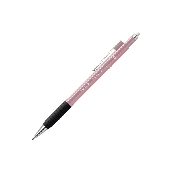 4005401345275 - Druckbleistift GRIP 1345 134527 Härte B 05mm rose schadows mit Radiergummi 4005401345275 Faber-Castell