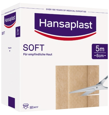 Hansaplast Heftpflaster SOFT 1009284 6cmx5m