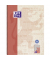 Collegeblock 400158974 Recycling, Lineatur 28 / kariert mit Rand innen/außen, A4+, 90g, rot, 80 Blatt