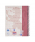 Collegeblock 400159330 Recycling, Lineatur 28 / kariert mit Rand innen/außen, A4+, 90g, rot, 120 Blatt