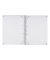 Collegeblock 400159330 Recycling, Lineatur 28 / kariert mit Rand innen/außen, A4+, 90g, rot, 120 Blatt