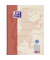 Collegeblock 400159358 Recycling, Lineatur 22 / kariert mit Rand innen, A4+, 90g, rot, 80 Blatt