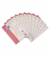 Collegeblock 400159367 Recycling, Lineatur 26 / kariert mit weißem Rand, A4+, 90g, rot, 80 Blatt