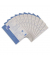 Collegeblock 400159370 Recycling, Lineatur 21 / liniert mit Rand innen, A4+, 90g, blau, 80 Blatt