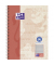 Collegeblock 400159373 Recycling, kariert / kariert Rand links, A5+, 90g, rot, 80 Blatt