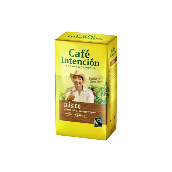 4006581002200 - Café Kaffee gemahlen Intención Clasico FAIRTRADE 2200 500g 4006581002200 JJ-Darboven-GmbH-&-Co-KG 500 Gramm 4006581002200 - Café Kaffee gemahlen Intención Clasico FAIRTRADE 2200 500g 4006581002200 JJ-Darboven-GmbH-&-Co-KG 500 Gramm