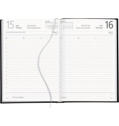 Buchkalender 876-0721, Recycling, grau, 1 Tag / 1 Seite, 14,5x21cm (A5), 2025