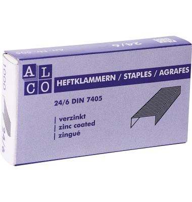 Heftklammern 6/4, 508, Stahldraht verzinkt