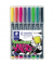 Folienstift Lumocolor, 318 WP8-1, 8-farbig sortiert, 0,6mm, Rundspitze, teils nachf&uuml;llbar