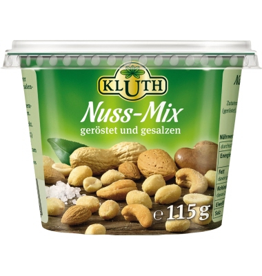 KLUTH Nuss-Mix 153269 geröstet und gesalzen 115g