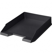 Briefablage classic recycling 50033942, A4/C4, anthrazit, Polystyrol/recycelter Kunststoff stapelbar