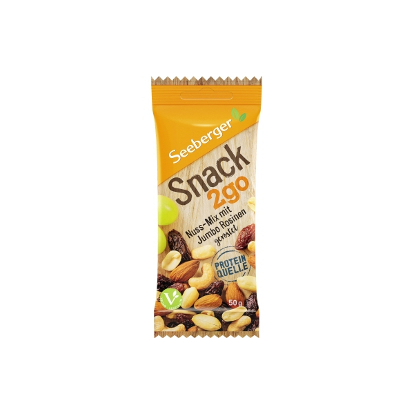 4008258159941 - Nuss Mix mit Rosinen Snack2go 1599207 50g 4008258159941 12 Stück 4008258159941 - Nuss Mix mit Rosinen Snack2go 1599207 50g 4008258159941 12 Stück
