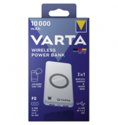 Powerbank WIRELESS 57913 101 111, silber, 10000 mAh