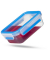 Frischhaltedosen-Set CLIP & CLOSE 7,0 cm hoch transparent