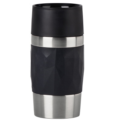 emsa Isolierbecher Travel Mug Compact schwarz 0,3 l