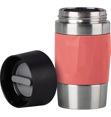 emsa Isolierbecher Travel Mug Compact rot 0,3 l