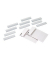 HAN Beschriftungsclip 1021 60x13mm +Beschriftungsbogen transparent