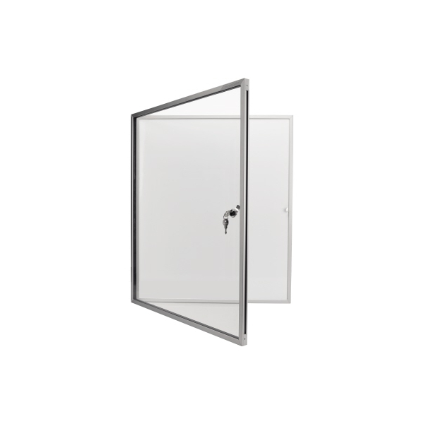 4013695033105 - Magnetoplan Schaukasten 1215300 Verwendung für Papierformat 12 x DIN A4 Innenbereich 1215300 Aluminium Weiß 1 St