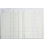 Spaltenbuch 86-11041, A4, 40 Blatt / 80 Seiten, mit Kopfleiste, 4 Spalten &uuml;ber 1 Seite