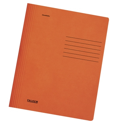 Schnellhefter 26001224, A4, orange, Recyclingkarton, 240g
