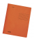 Schnellhefter 26001224, A4, orange, Recyclingkarton, 240g, Vorderdeckel opak