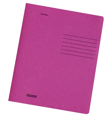 Schnellhefter Intensivfarben 26001200, A4, pink, Recyclingkarton, 240g, Vorderdeckel pink